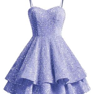 Sparkling Purple Formal Dress BRAND NEW